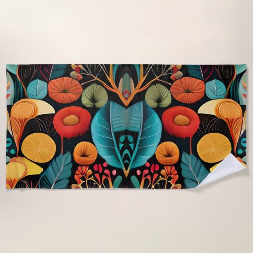 Blooming Beauty Add a Pop of Color Beach Towel
