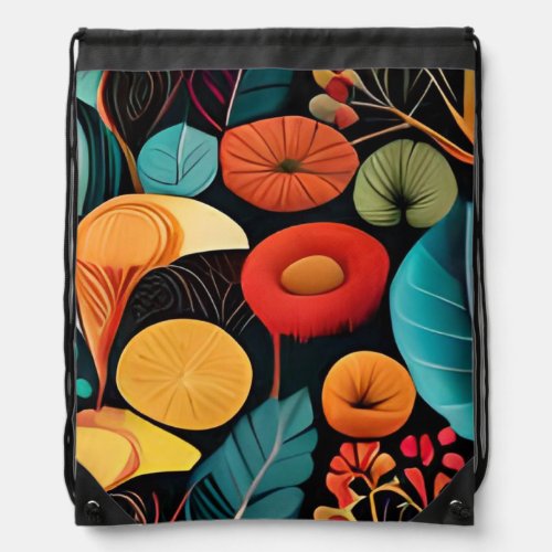 Blooming Beauty Add a Pop of Color Drawstring Bag
