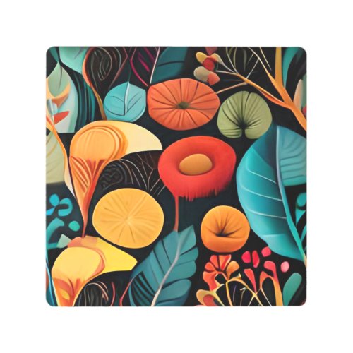 Blooming Beauty Add a Pop of Color Metal Print
