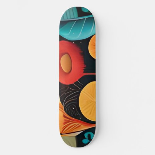 Blooming Beauty Add a Pop of Color Skateboard