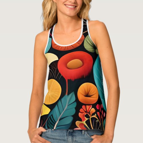 Blooming Beauty Add a Pop of Color Tank Top