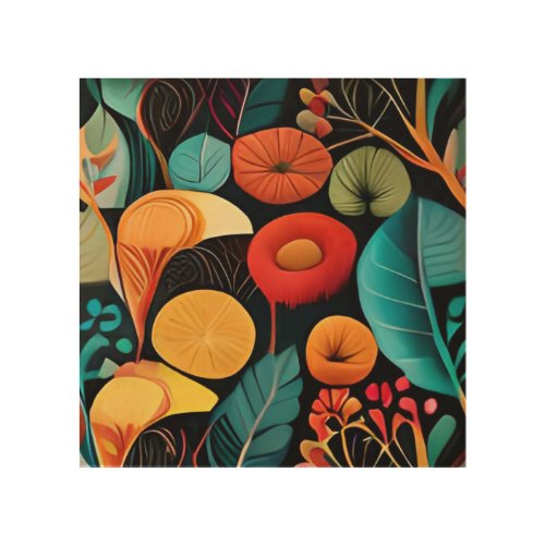 Blooming Beauty Add a Pop of Color Wood Wall Art