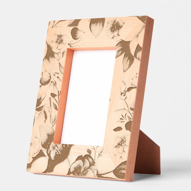 Blooming Beauty Engraved Frames (Left)