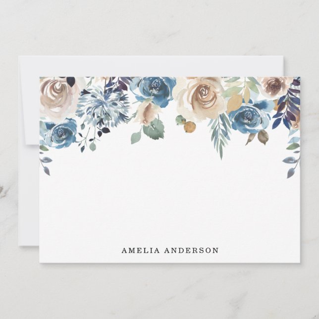 Blooming Beauty | Personalized Stationery (Front)