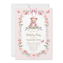 Blooming Birthday Bash: Butterflies & Bears