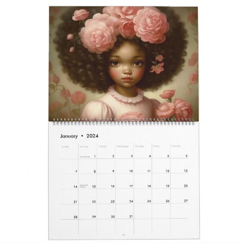 Blooming Black Beauties _Season 2025 Calendar