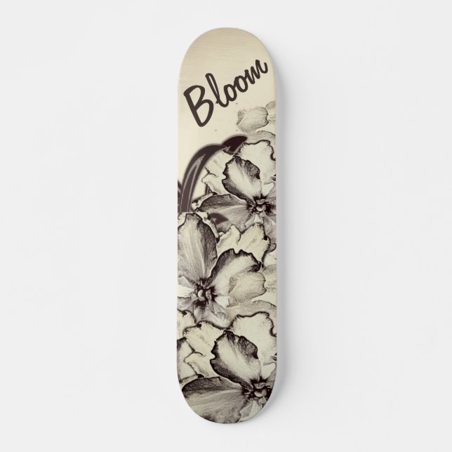 Blooming Bloom Skateboard Deck (Front)