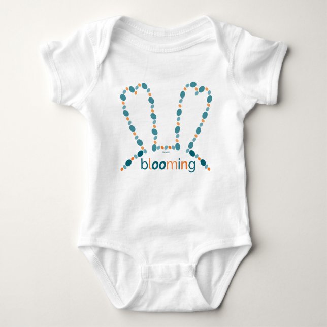 Blooming, blooming, florece... baby bodysuit (Front)