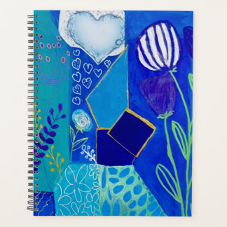 Blooming Blue Currants Planner