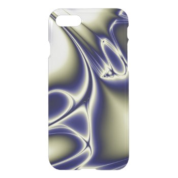 Blooming Blue Fractal iPhone 7 Case