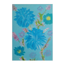 Blooming Bluebells Acrylic Wall Art