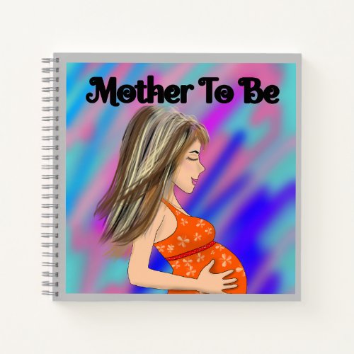 Blooming Bonds A Mother_to_Bes Journey _ Spiral Notebook