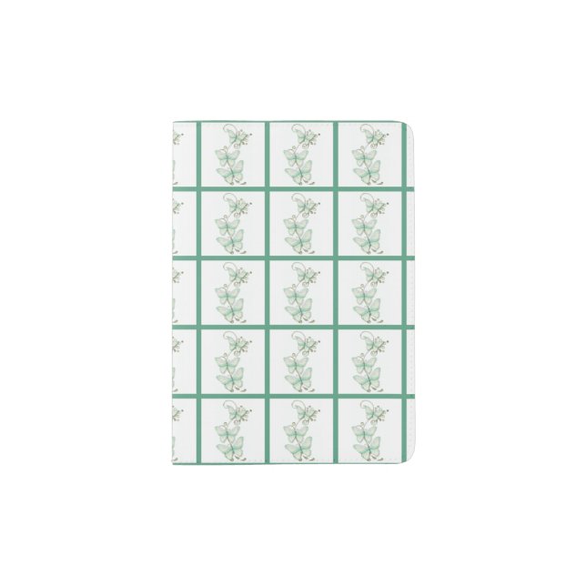 Blooming Butterflies 2 Passport Holder (Front)