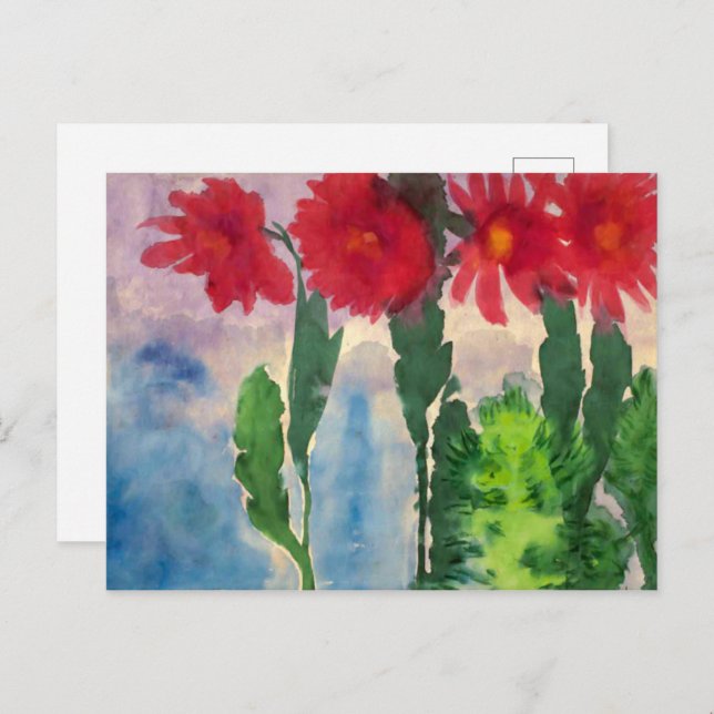 Blooming Cacti | Emil Nolde | Postcard (Front/Back)