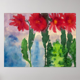 Blooming Cacti | Emil Nolde | Poster