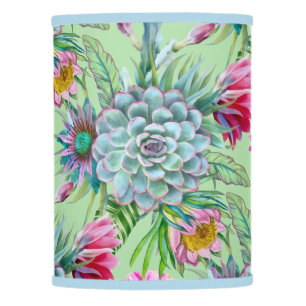 Blooming Cacti & Succulents Lamp Shade