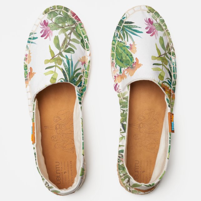 Blooming Cactus Espadrilles (Front)