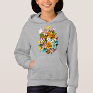 Blooming Care - Floral Tribute to Nurses Hoodie