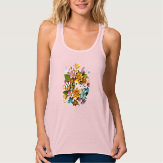 Blooming Care - Floral Tribute to Nurses Tank Top