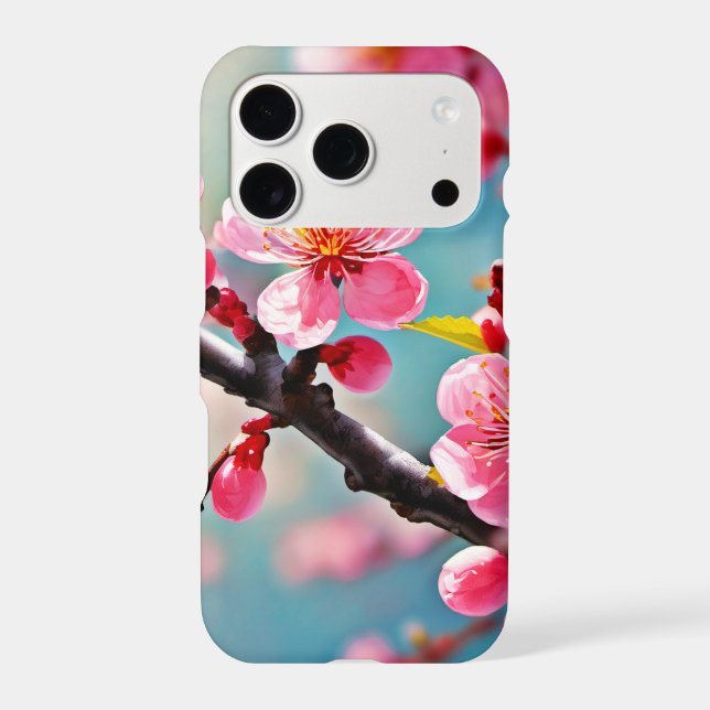 Blooming Cherry Blossoms in Spring Iphone Case (Back)