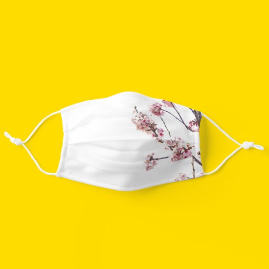 Blooming Cherry tree Cloth Face Mask