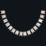 Blooming Chic Floral Bride to Be Bridal Shower Bunting Flags<br><div class="desc">Blooming Chic Mint & Blush Pink Watercolor Floral Design with Painted succulents, Leaves, and peony flowers. A Fresh and natural Look for a spring or summer wedding, with pastel color palette : Blush Pink, mint green, peach, and burgundy. Hand Painted Floral elements, Modern trendy brushed Script Font, and color editable...</div>