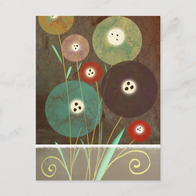 Blooming colorful Landscape Postcard (Front)