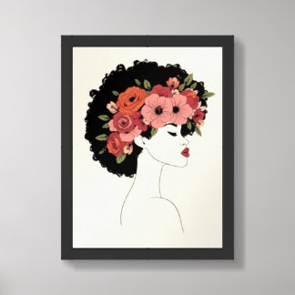 Blooming Crown Framed Art