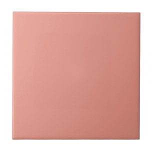 Blooming Dahlia Solid Color Ceramic Tile