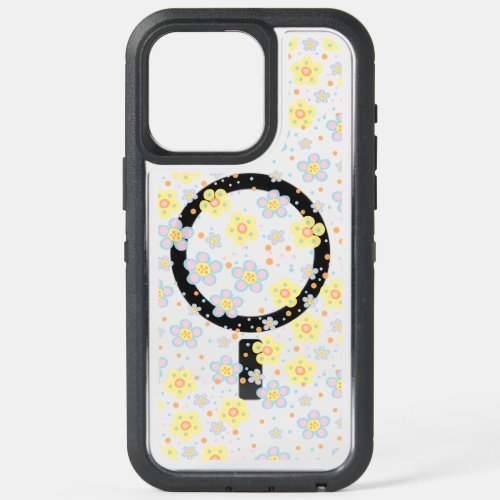 Blooming Daisies Yellow and Pink No BG iPhone 15 Pro Max Case