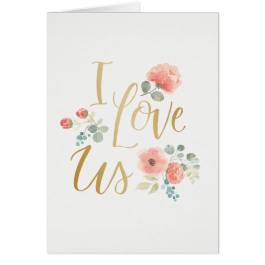 Blooming Delight White | I Love Us (Front)