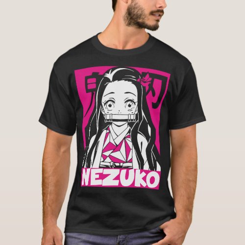 Blooming Demon Graceful World of Nezuko T_Shirt