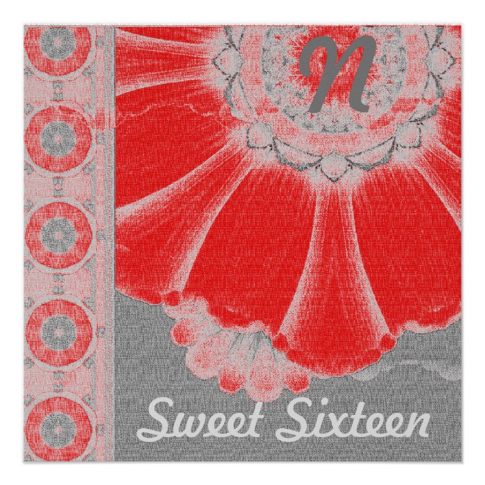 Blooming Dream Sweet Sixteen Invitation Customize