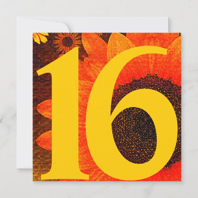 Blooming Dream Sweet Sixteen Invitation-Customize Invitation (Front)