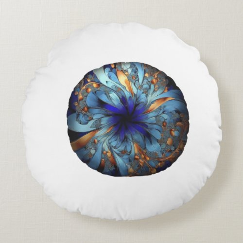 Blooming Dreams  Round Pillow