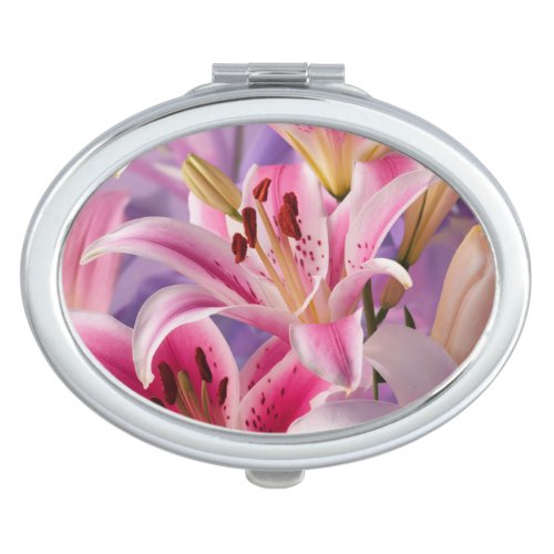 BLOOMING ELEGANCE A CINEMATIC FLORAL SHOWCASE COMPACT MIRROR