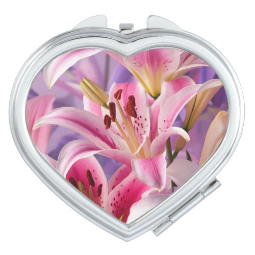 BLOOMING ELEGANCE A CINEMATIC FLORAL SHOWCASE COMPACT MIRROR