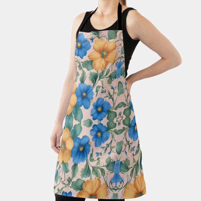 Blooming Elegance: Floral Design Apron (Insitu)