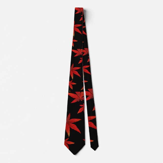  "Blooming Elegance: Floral Print Necktie" Neck Tie (Front)