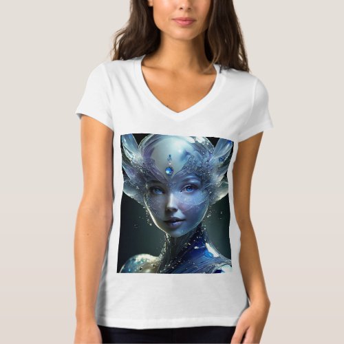 Blooming Extraterrestrial Beauty The Flora Femme T_Shirt