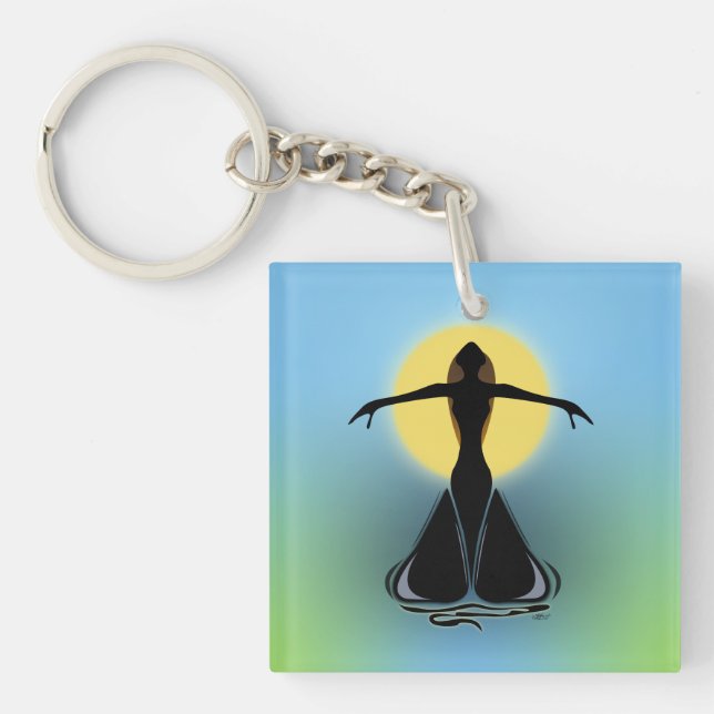 Blooming Female Keychain (Front)
