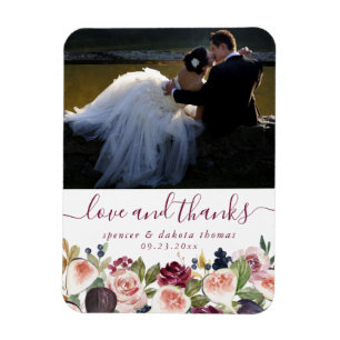 Blooming Figs Moody Rustic Fruit Photo Thank You Magnet