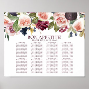 Blooming Figs   Moody Rustic Fruit Seating Chart