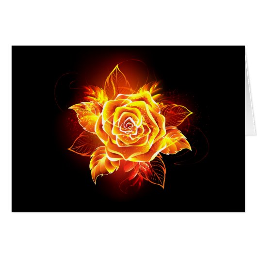 Blooming Fire Rose (Front Horizontal)