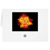 Blooming Fire Rose (Back Horizontal)