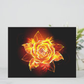 Blooming Fire Rose (Standing Front)