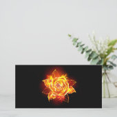 Blooming Fire Rose (Standing Front)