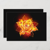 Blooming Fire Rose (Front/Back)