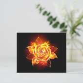 Blooming Fire Rose (Standing Front)