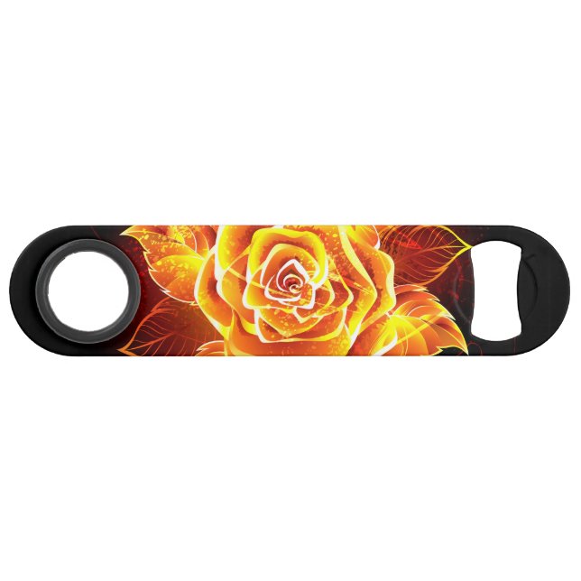 Blooming Fire Rose Bar Key (Front (Horizontal))